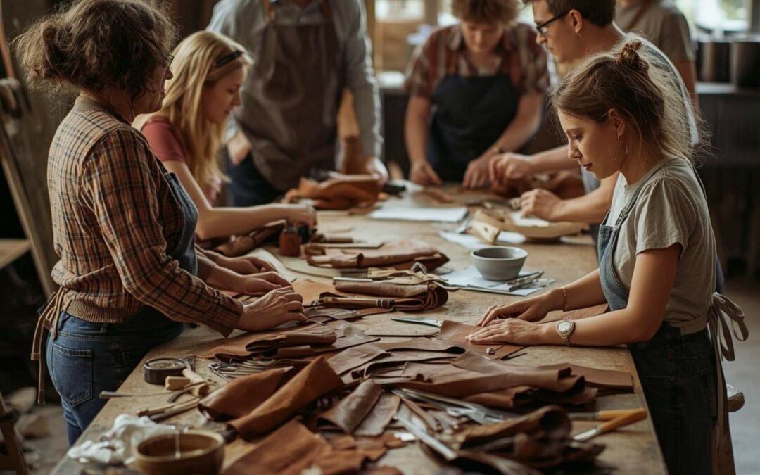 Family-Friendly Leather Workshop in Fes