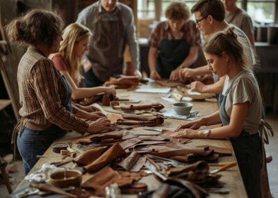 Family-Friendly Leather Workshop in Fes
